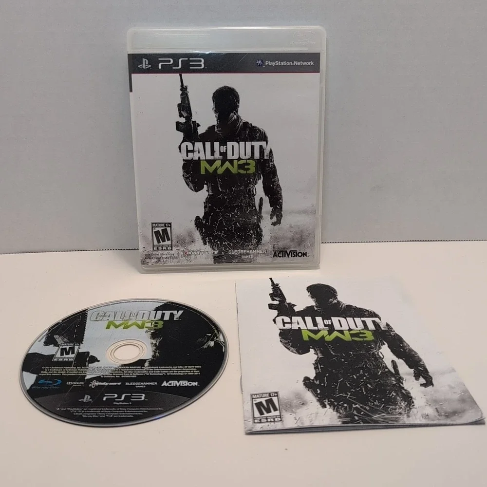 Call of‎ Duty: Modern Warfare 3 Video Game - Sony PlayStation 3 - PS3 COD